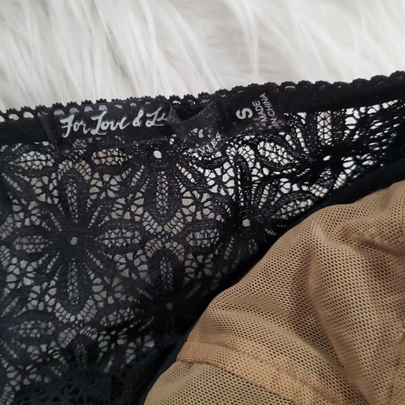 For Love and Lemons lace bandeau bra top S - Picture 3 of 5